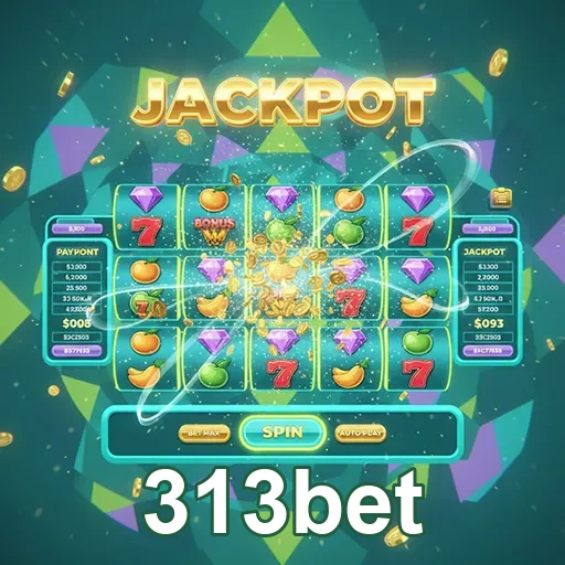 Tela com destaque para jogos populares de slot games na 313bet